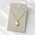 White Opal Necklace - October Birthstone Jewellery