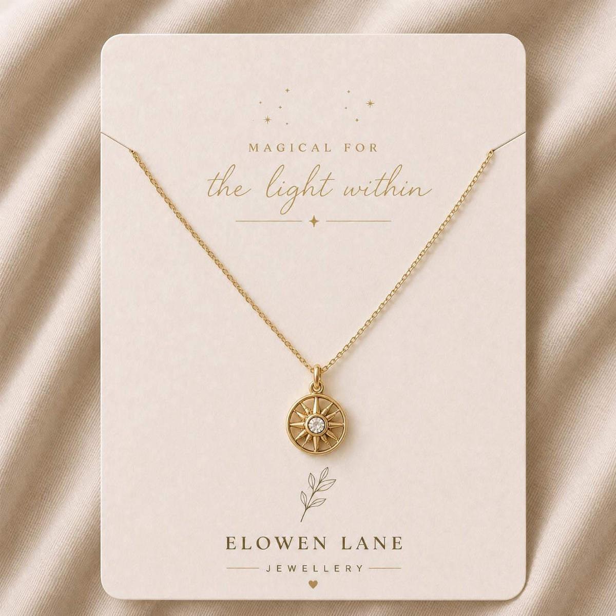 Gold Sunburst Necklace, Celestial Necklace for Her, Magical Gift for Her, Birthday Gift for Her, Meaningful Sun Jewellery