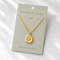 Sunflower Necklace - Waterproof Jewellery